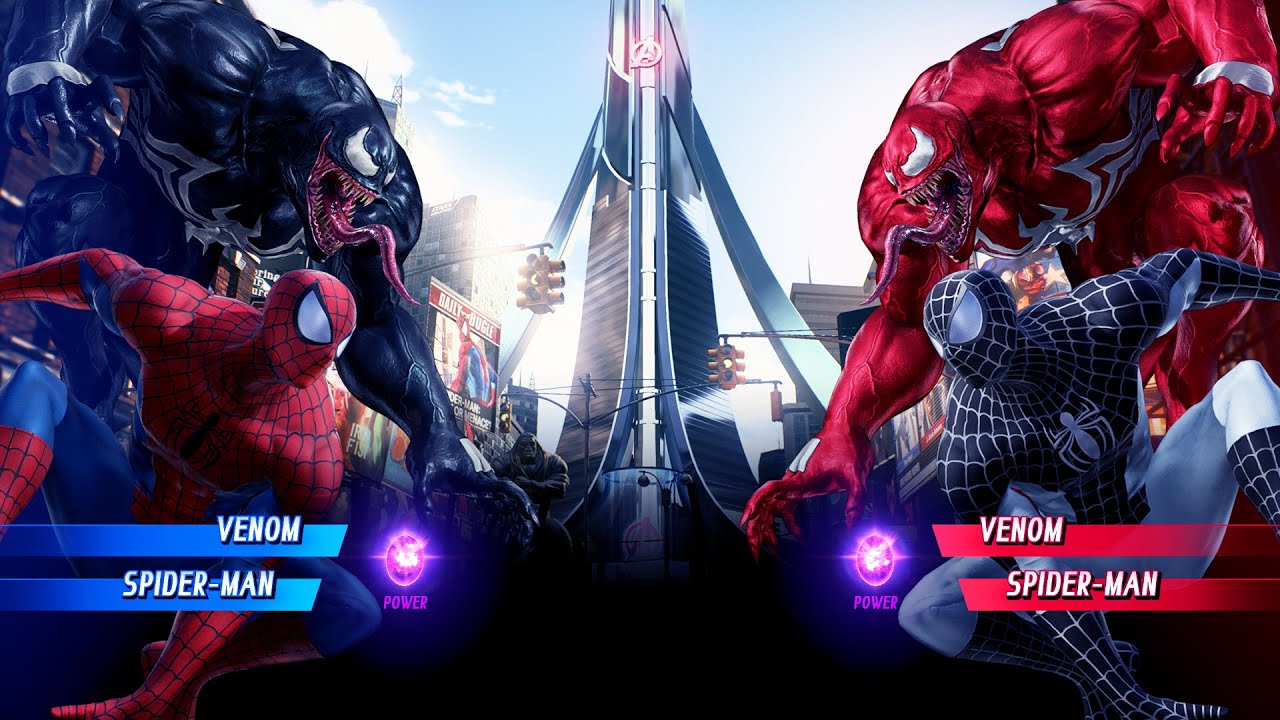 Venom & Spiderman vs Carnage & Black Spiderman (Very Hard) - Marvel vs  Capcom | 4K UHD Gameplay - Bilibili