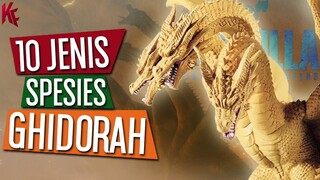 Inilah 10 Jenis GHIDORAH di Dunia Godzilla!