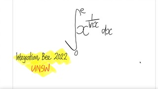 integration bee 2022 UNSW integral  x^(ln(x)) dx