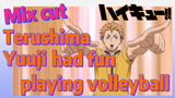[Haikyuu!!]  Mix cut | Terushima Yuuji had fun playing volleyball