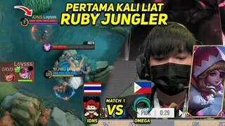 RUBY JUNGLER META APALAGI INI ‼️ MSC OMEGA VS IDNS MATCH 1