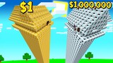 ถ้าเกิด!? บ้านลักกี้บล็อค คนจน $1 เหรียญ VS บ้านลัคกี้บล็อค คนรวย $1,000,000 เหรียญ - Minecraft ไทย