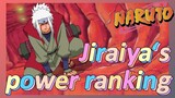 Jiraiya‘s power ranking
