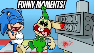 BABY SONIC is MEAN to BUNZO | Funny Moments