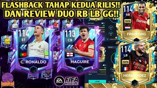 PEMAIN FLASHBACK TAHAP KEDUA! RONALDO TERKUAT & LORD! REVIEW RB LB EVENT UTOTS FIFA MOBILE YUAHPLAY!