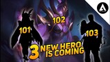 3 NEW HERO IN MOBILE LEGENDS || NEW HERO LOBE AND 101 SOON REVEALED