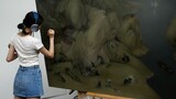 [Hội họa] Ghi lại quá trình chế tác tranh sơn dầu