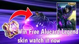 Get free Alucard Legend skin for free in mobile legends