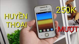 Đánh giá huyền thoại GALAXY Y GT-S5360 mua shopee giá 250K: 10 NĂM VẪN MƯỢT???