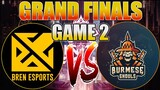 BREN vs BURMESE GHOULS [Game 2 ] | Bren Esports vS RRQ HOSHI | M2 World Championship Playoffs