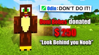 So Doni Bobes Trolled my Minecraft Livestream... AGAIN!