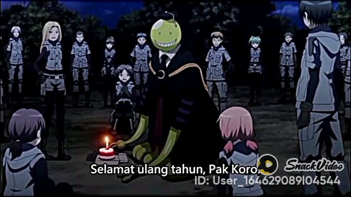 Sayonara Koro Sensei Alien yg akan menghancurkan bumi menangis Lihat episode Mu yg Ke eps 24😭😢😭😢