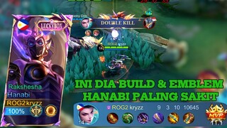 Ini Dia Build & Emblem Hanabi Paling sakit | The Best Gameplay Hanabi, Best Build and Emblem Hanabi