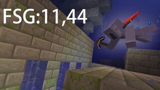 [Minecraft] Speedrun 1.16FSG: 11m44s