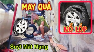 Kinh Hoàng Phương QN Lái Ôtô Tiền Tỷ Bị Nổ Lốp Xe Suýt M.ấ.t Mạng|Phương QN Vlog