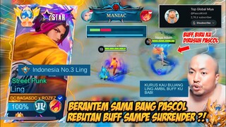 BERANTEM SAMA TOP GLOBAL MIYA BANG PASCOL EMOSI BUFF KU DIAMBIL DIA DAN SURRENDER 🤣  ?!  - MLBB