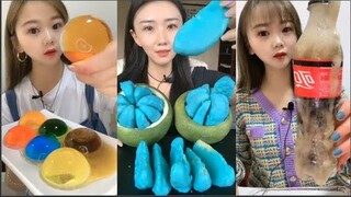 Thánh Ăn Đá Ăn Đá Lạnh Màu Sắc Hình Dạng Bất Thường Thú Vị - ASMR Ice Crunchy Eating sound#150