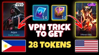 Star Wars Vpn Trick , Get Free 28 Tokens | Bounty Hunter Event | Star Wars Event | MLBB