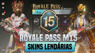 VAZOU ROYAL PASS M15   DUAS SUPER SKINS LENDÁRIAS A ESCOLHA DE GRAÇA NO PUBG MOBILE