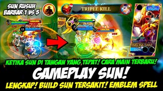 CARA MAIN SUN TERBARU + PASTI SUN MVP❗BUILD SUN TERSAKIT 2023❗TUTORIAL & GAMEPLAY SUN TOP GLOBAL