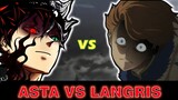 Pertarungan Seru Asta vs Langris | Black Clover
