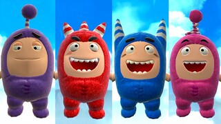 Oddbods Turbo Run - Classic Jeff, Fuse, Pogo and Newt in One Run