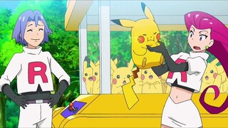 Team Rocket đang tìm kiếm Pikachu VS Ash đang tìm kiếm Pikachu, điều này thể hiện tình bạn sâu sắc g