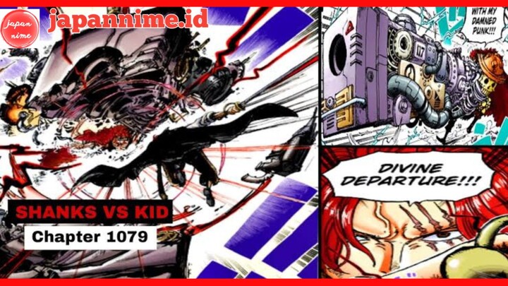 membahas kekuatan Shanks Vs Kid chapter 1079