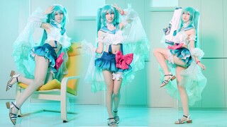 深夜试装~全新泳装水着初音 ♡夏天还远没有结束♡