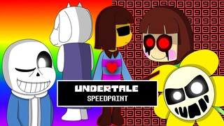 Undertale (Uncertain Heart by HalaCG) Speedpaint | Amen King