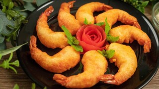 Cách làm món tôm lăn bột giòn lâu nhất có thể không ngờ lại dễ như vậy  | Shrimp tempura recipe