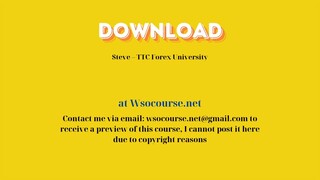 [GET] Steve – TTC Forex University