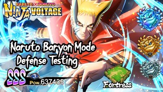 NxB NV:  Naruto Baryon Mode Defense Test!  Naruto x Boruto Ninja Voltage 5th Anniversary!