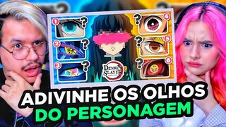 ADIVINHANDO os olhos dos personagens de Demon Slayer