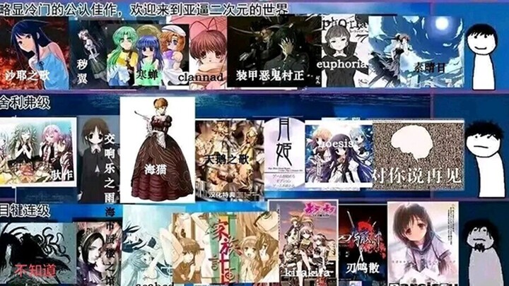 浓度测试！galgame冰山图全介绍——虽然就是报个菜名