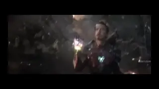 Avengers Endgame Iron Man vs Thanos scene