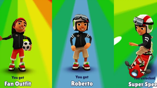 Subway Surfers St Petersburg ปลดล็อก Roberto Fan Outfit & Scoot Zap Sideways/ Super Speed