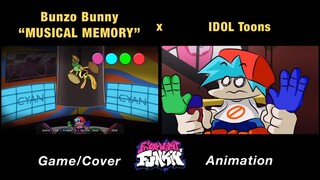 “MUSICAL MEMORY” Bunzo Bunny vs BF vs Mommy Long Legs | Poppy Playtime x FNF Animation x GAME