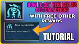[ Tutorial ] How To Get New Layla's Custom Action? 2nd Custom Action Rewards Event | MLBB