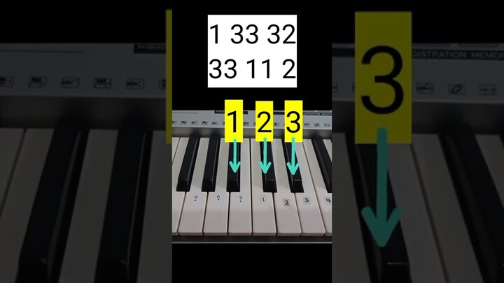 Squid game not 🎹 easy tutorial for pianika, piano, keyboard or organ 🎶🎵