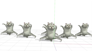 [Cats Version] A group of cats dancing wildly