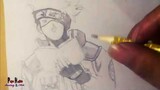 Easy Drawing anime Character KAKASHI of NARUTO step by step