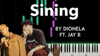 Sining by Dionela ft. Jay R piano cover + sheet music & lyrics