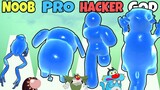 NOOB vs PRO vs HACKER vs GOD in Slime Conquer Game With OGGY And JACK 😱 Oggy Game
