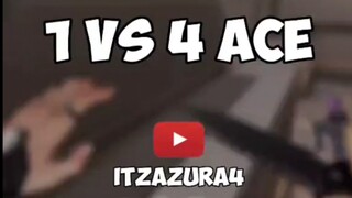 1 vs 4 ace VALORANT HIGHLIGHTS