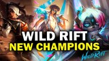 LEAKED Champions Wild Rift 3.3 NEW CHAMPIONS
