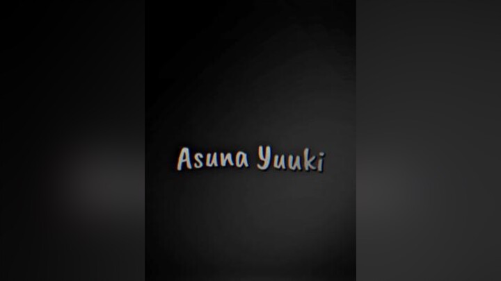 Trả lời  Asuna của bạn đây, nhưng nói trước vợ tôi nhá😳 anime animeedit xuhuonganime swordartonline