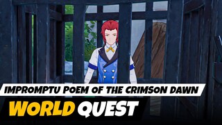 Impromptu Poem of the Crimson Dawn (Fontaine World Quest) Genshin Impact 4.2