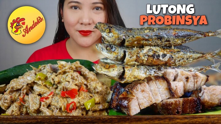 FILIPINO FOOD | ANDOKS LIEMPO, GINATAANG LANGKA AT FRIED GG | LUTONG PROBINSYA