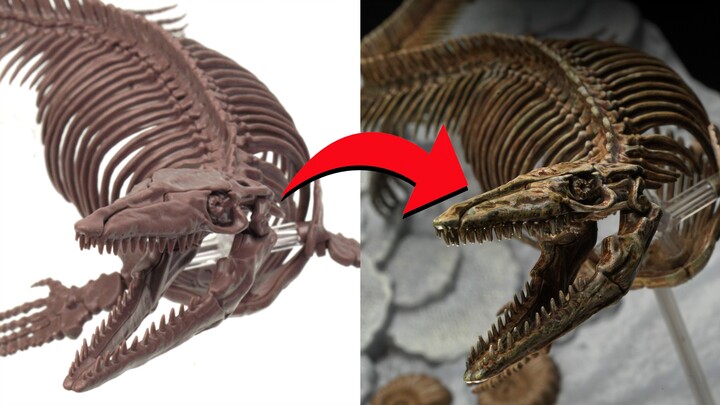 Saya pikir itu dari periode Cretaceous, tetapi setelah melihat lebih dekat ternyata itu dari minggu 